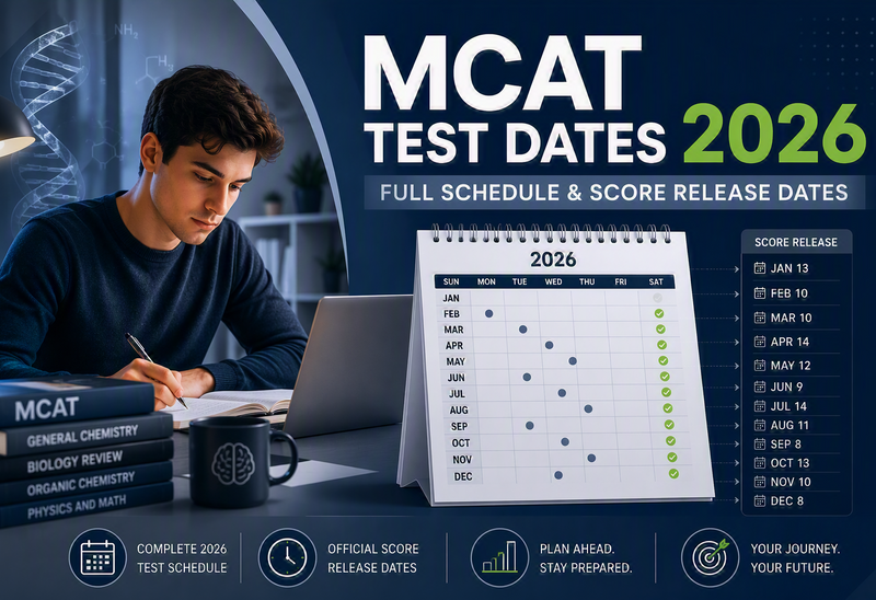 MCAT Test Dates 2026: Full Schedule & Score Release